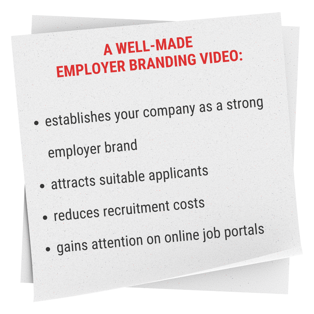 A well-made employer branding video: