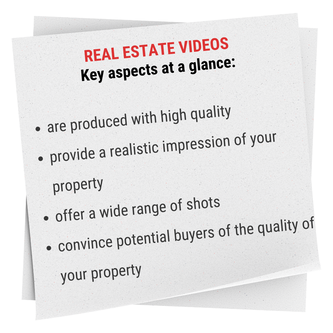 Real estate videos - key aspects at a glance