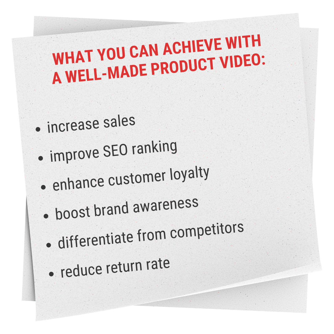 What you can achieve with a well-made product video