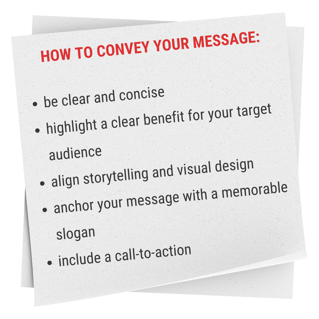 how to convey your message