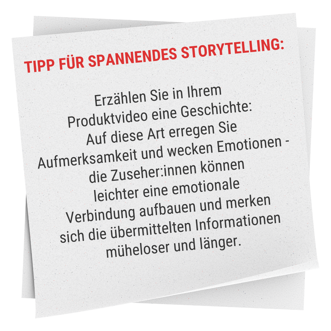 Tipp für spannendes Storytelling